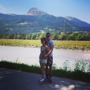 Skatingtour am Rhein